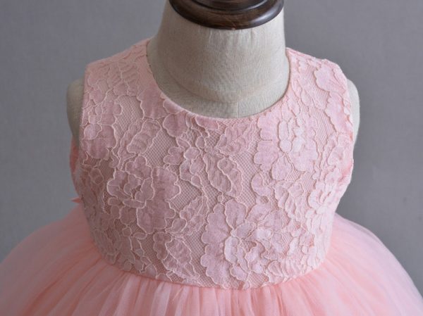 Pink Princess Bow Dress