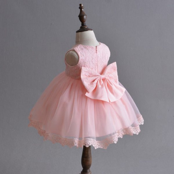 Pink Princess Bow Dress