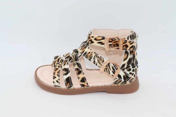 Leopard Print Gladiator Sandals