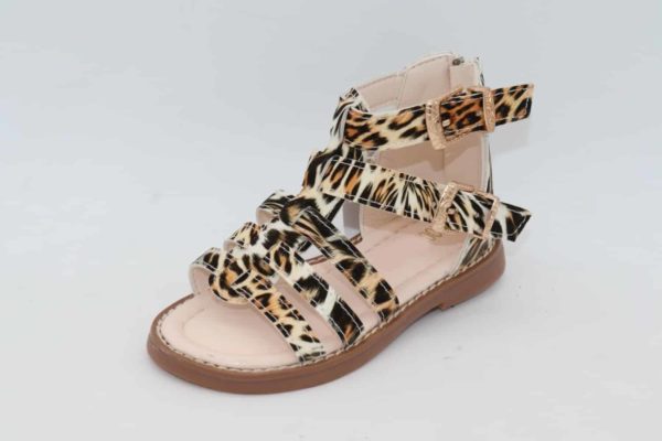 Leopard Print Gladiator Sandals