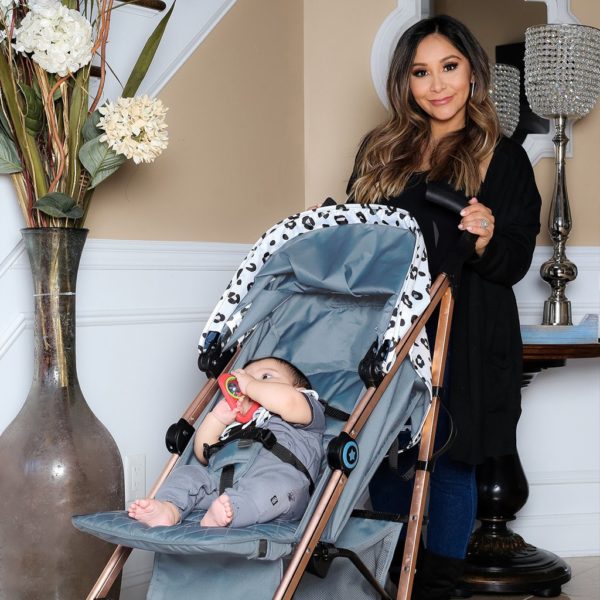 Snooki MB51 Leopard Stroller