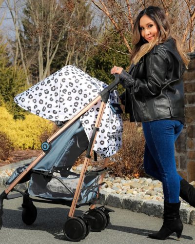 Snooki MB51 Leopard Stroller