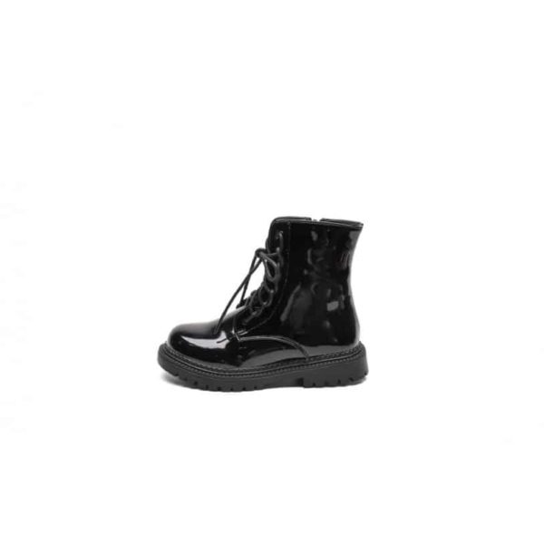 Itty Bitty Princess Black Patent Super Shine Boots