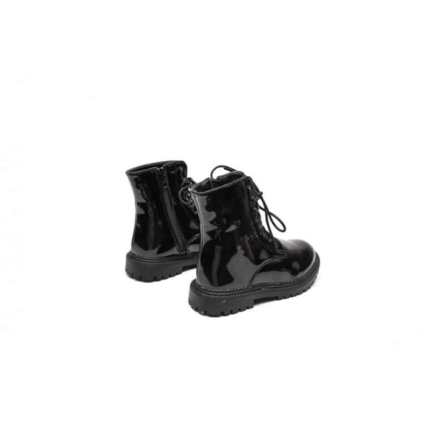 Itty Bitty Princess Black Patent Super Shine Boots