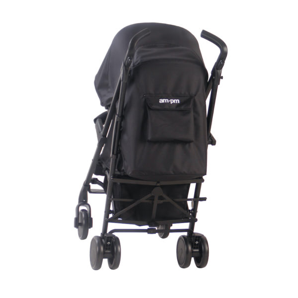 Christina Milian AMPM MB51 Charcoal Stripes Stroller | Itty Bitty