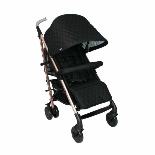Billie Faiers MB51 Rose Gold Black Quilted Stroller