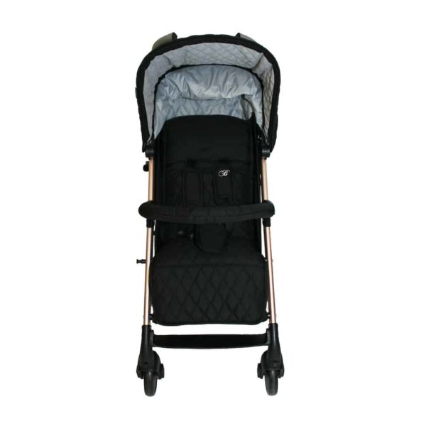 Billie Faiers MB51 Rose Gold Black Quilted Stroller