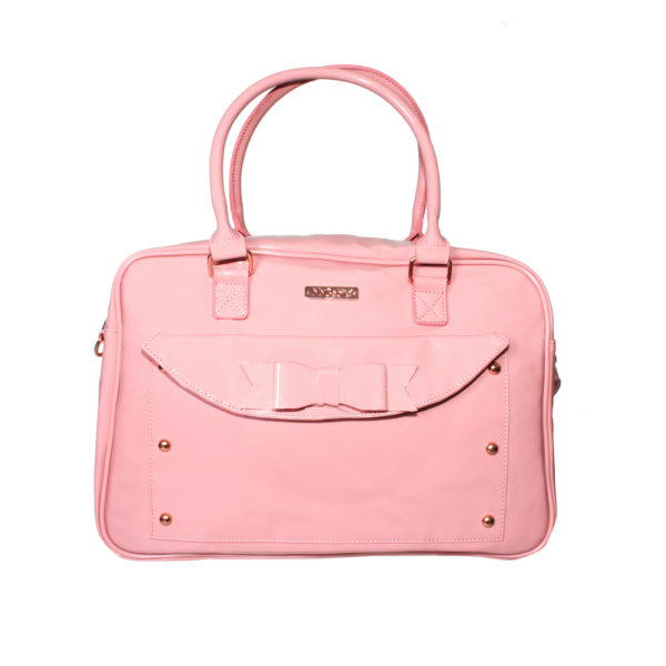 Billie Faiers Pink Patent Changing Bag