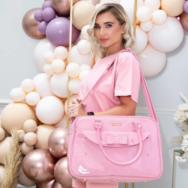 Billie Faiers Patent Pink Changing Bag