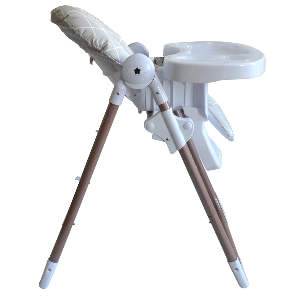 Christina Milian AMPM Geometric Mocha Premium Highchair Itty Bitty