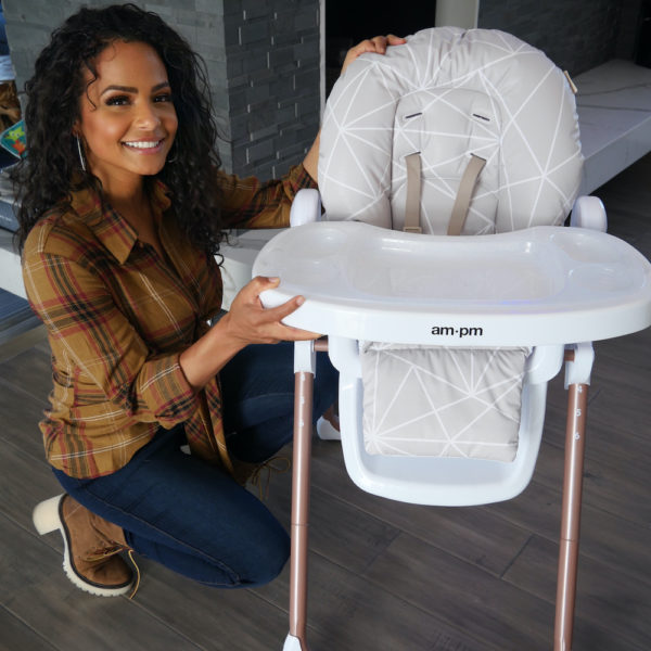 Christina Milian AMPM Geometric Mocha Premium Highchair