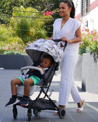 Christina Milian AMPM MBX1 Grey Camo Compact Stroller