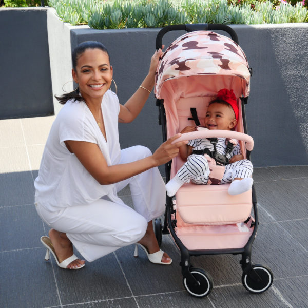 Christina Milian AMPM MBX1 Blush Camo Compact Stroller