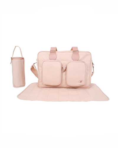 Billie Faiers Rose Gold Blush Deluxe Baby Changing Bag