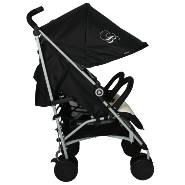 Billie Faiers MB22 Black and Cream Double Stroller