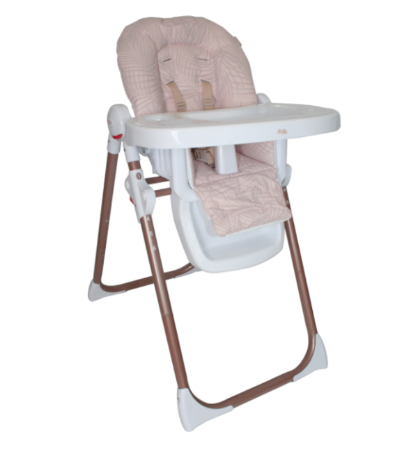 MBHC8 Premium Highchair - Samantha Faiers Rose Gold Blush Tropical - Image 8