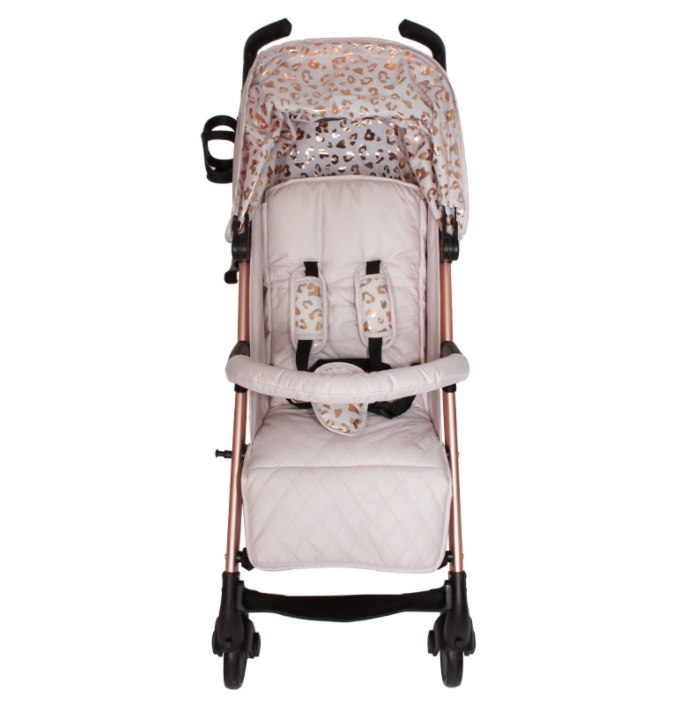 Katie Piper MB51 Rose Gold and Blush Leopard Stroller Itty Bitty