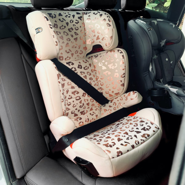 Katie Piper Blush Leopard Car Seat