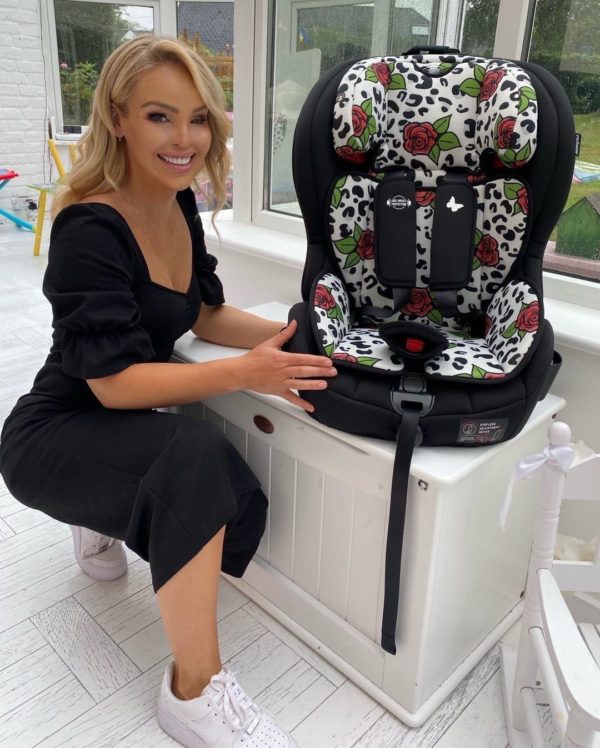 Katie Piper Rose Leopard Isofix Car Seat