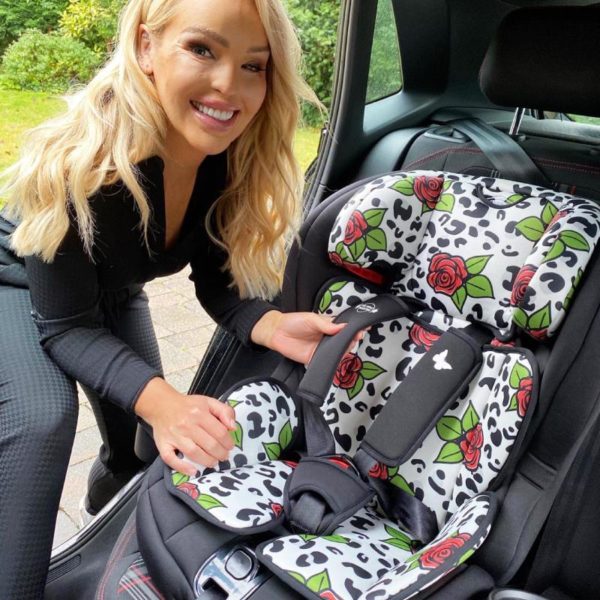 Katie Piper Rose Leopard Isofix Car Seat