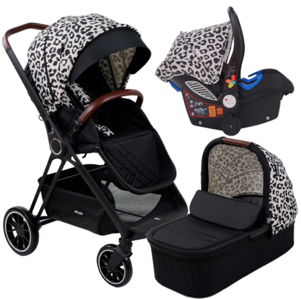 My Babiie MB250 AM to PM by Christina Milian - Leopard "Victoria" Travel System
