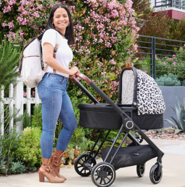 My Babiie MB250 AM to PM by Christina Milian - Leopard "Victoria" Travel System - Image 2