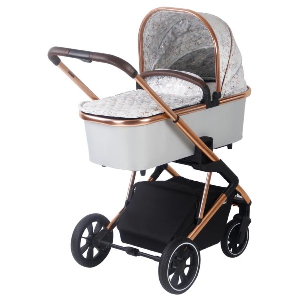 Dani Dyer Rose Gold Marble Travel System