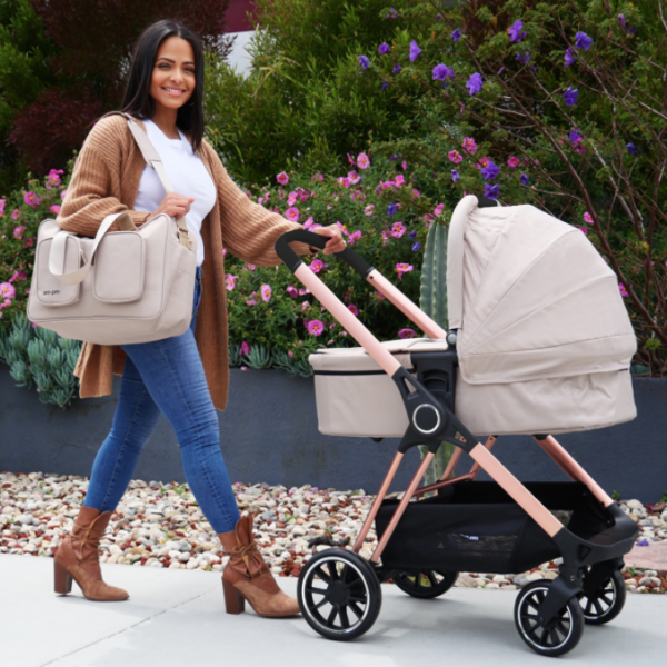 My Babiie MB250 AM to PM by Christina Milian - Nude "Victoria" Travel System - Image 9