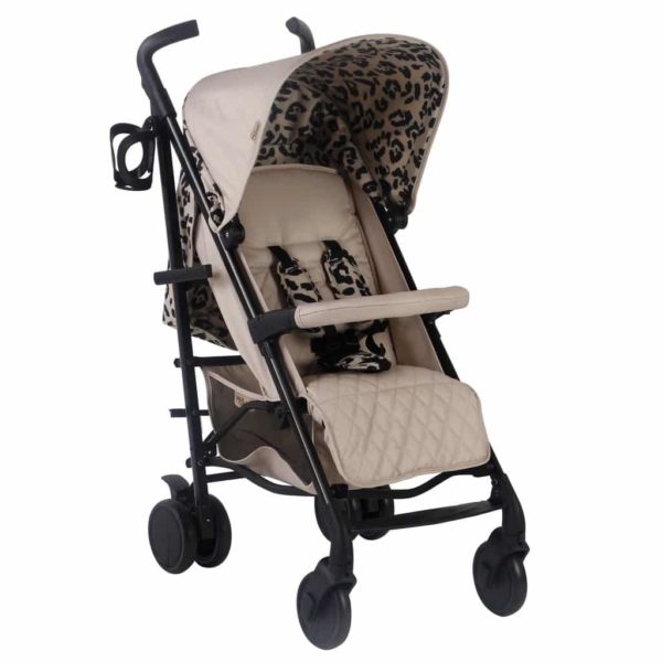 Dani Dyer MB51 Fawn Leopard Lightweight Stroller