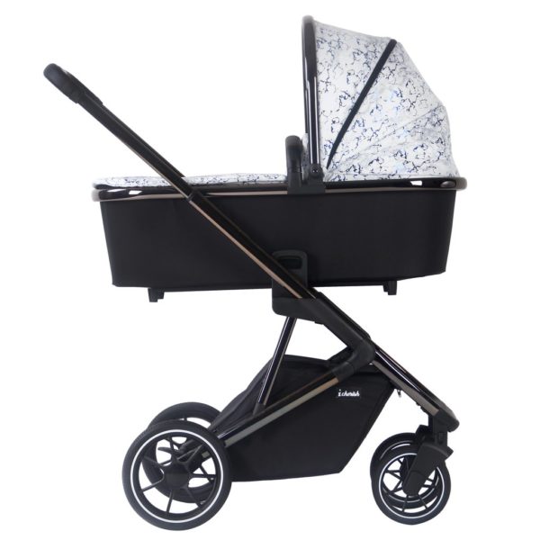 Dani Dyer Metallic Navy Marble Belgravia Travel System