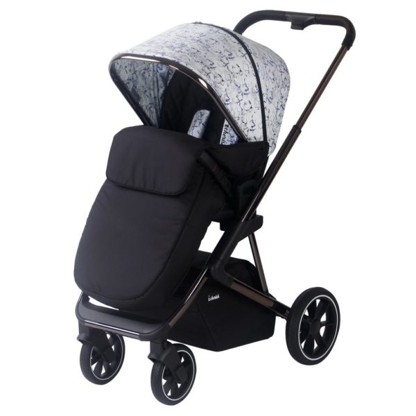 Dani Dyer Metallic Navy Marble Belgravia Travel System