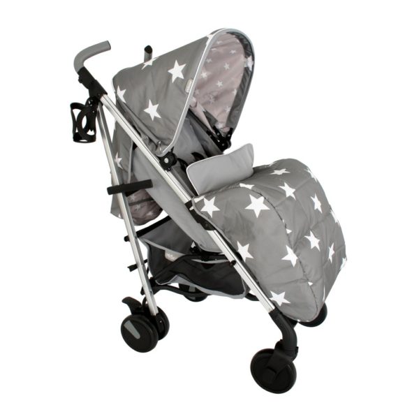 Billie Faiers MB51 Grey Stars Lightweight Stroller