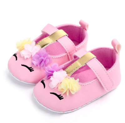 Itty Bitty Pink Unicorn Soft Sole Shoes