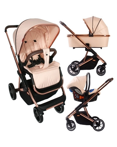 Christina Milian Rose Gold and Blush Belgravia Travel System