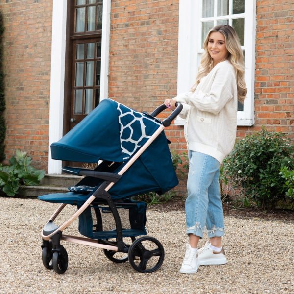 Dani Dyer MB200 Navy Giraffe pushchair