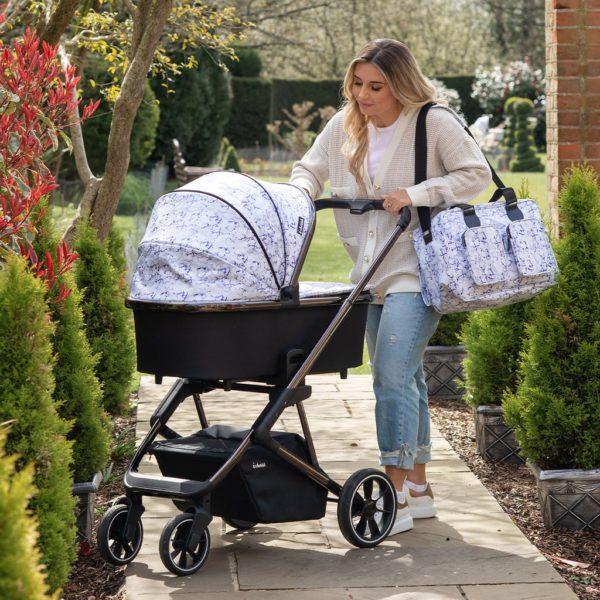 Dani Dyer Metallic Navy Marble Belgravia Travel System