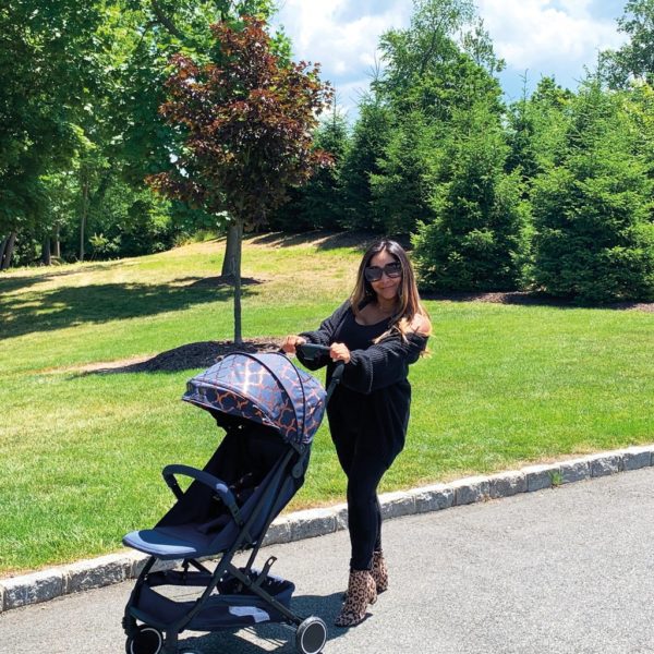 Nicole "Snooki" Polizzi Navy Gold Compact Stroller