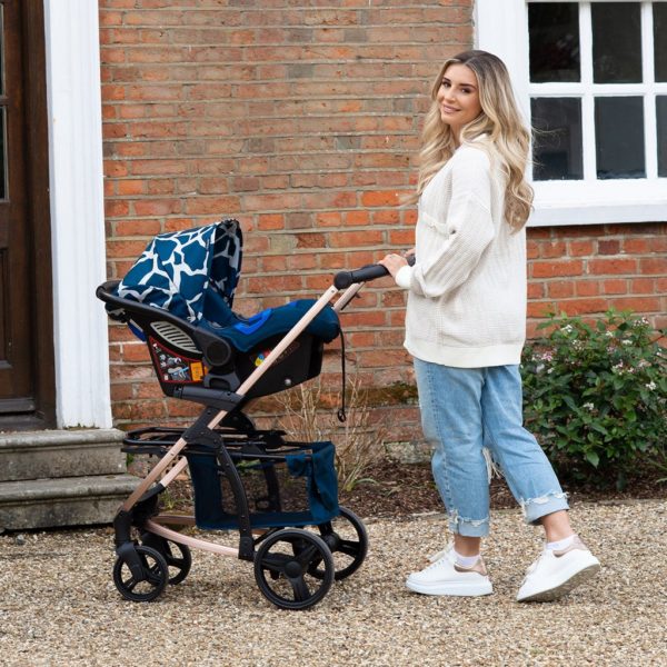 Dani Dyer Navy Giraffe Travel System