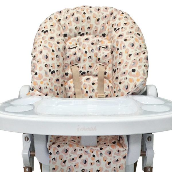 Dani Dyer Blush Leopard Premium Highchair