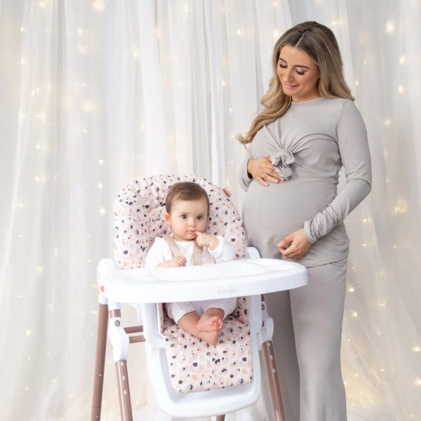 Dani Dyer Blush Leopard Premium Highchair