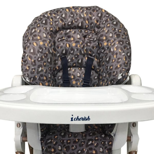 Dani Dyer Navy Leopard Premium Highchair