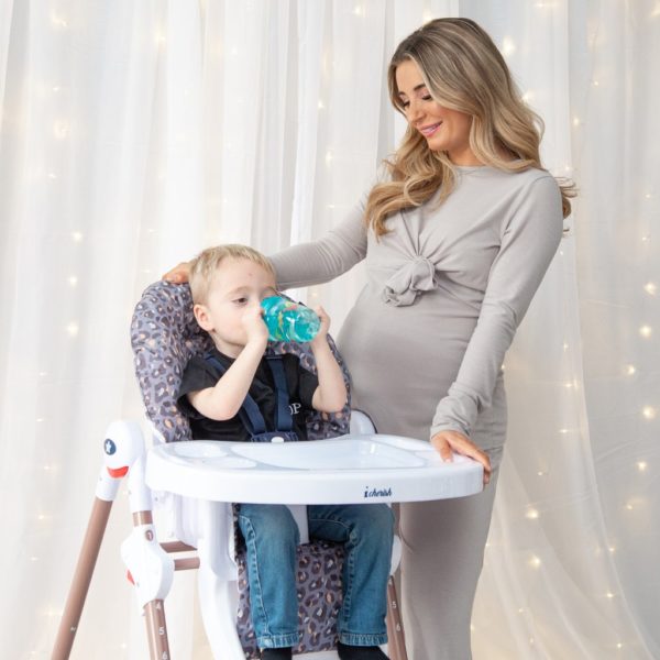 Dani Dyer Navy Leopard Premium Highchair