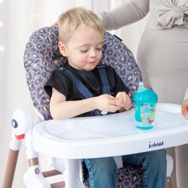 Dani Dyer Navy Leopard Premium Highchair