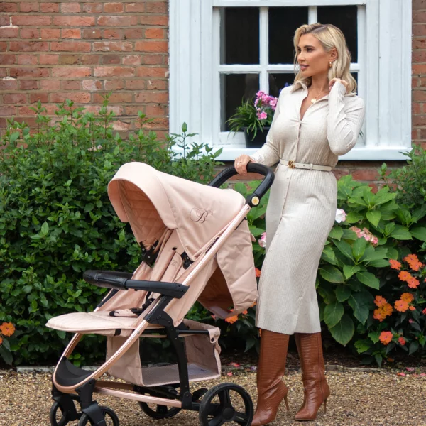 My Babiie Billie Faiers MB200+ Rose Gold and Blush Pink Travel System