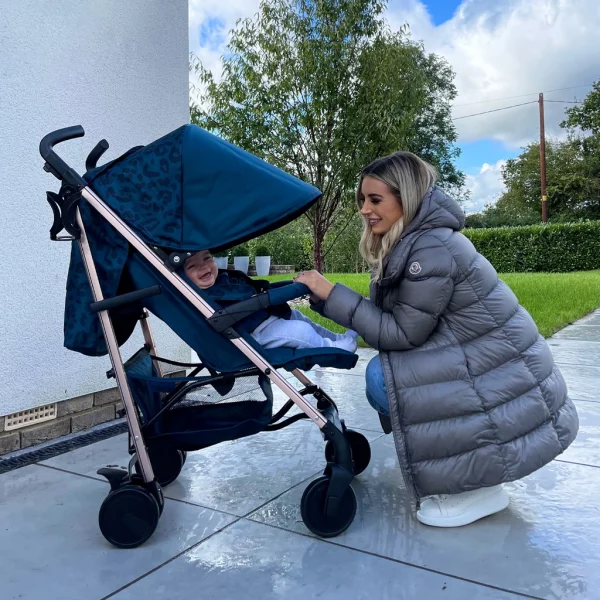 Dani Dyer MB51 Navy Leopard Lightweight Stroller