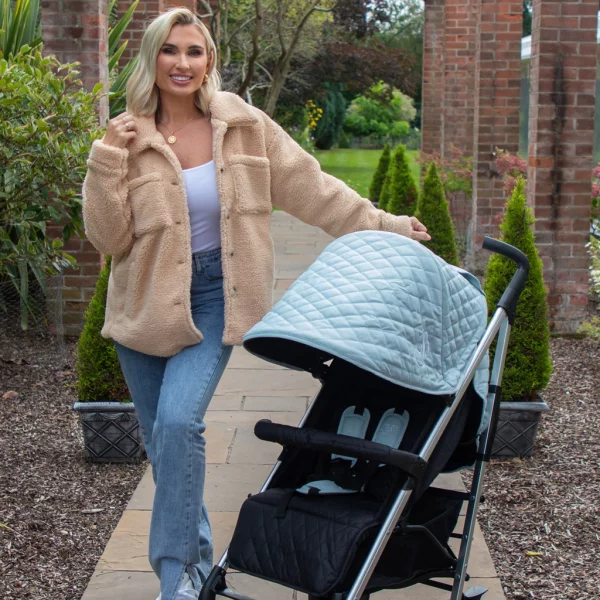 Billie Faiers Quilted Aqua Lightweight Stroller