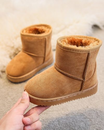 Itty Bitty Gingerbread Snuggle Boots
