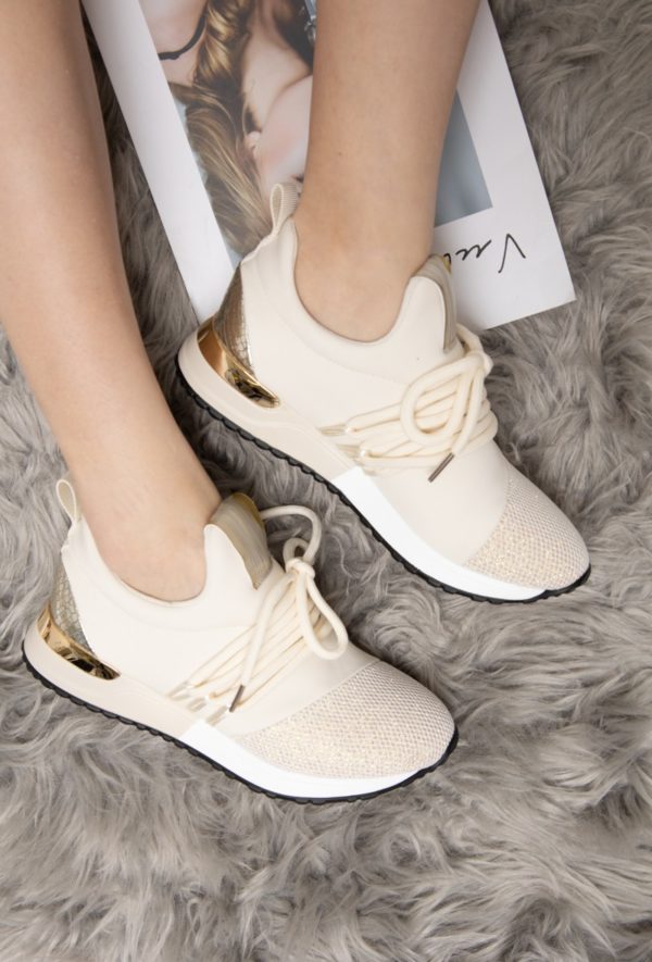 Itty Bitty Women's Beige Fashion trainers