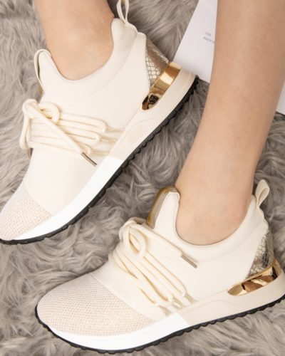 Itty Bitty Women's Beige Fashion trainers