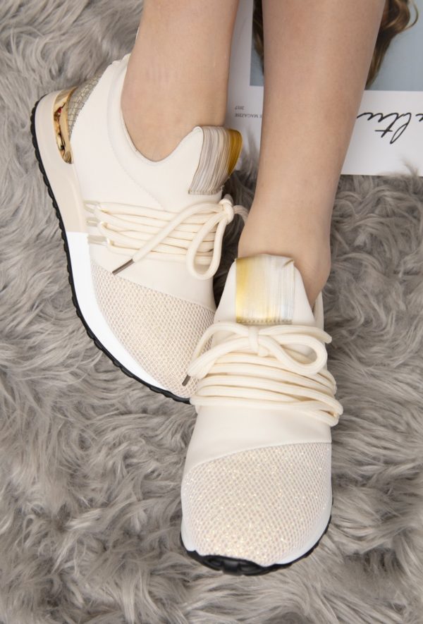 Itty Bitty Women's Beige Fashion trainers